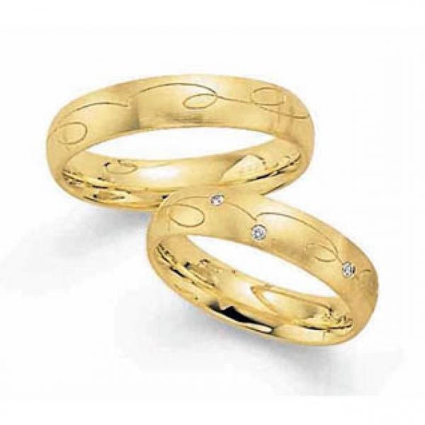Trauringe Gelbgold von Fischer 06 01602/050